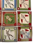 (24) 1914 B18 Baseball Blankets Includes Casey Stengel