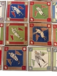 (24) 1914 B18 Baseball Blankets Includes Casey Stengel