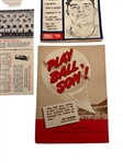 Large Group of Baseball Ephemera