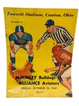(5) Ohio High School Basketball and Football Programs 1950's-1970's.