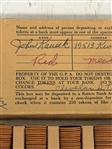 World War II Ration Tokens in Original Box