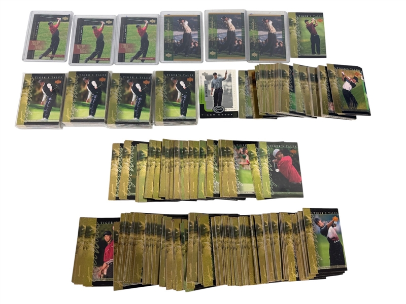 400+ Tiger Woods Golf Trading Cards