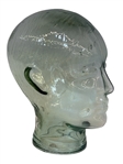 Clear Glass Mannequin Display Head