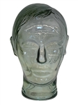 Clear Glass Mannequin Display Head