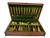 Oneida Gold Electroplated Flatware Golden Spring Garden