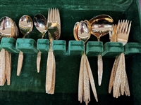 Oneida Gold Electroplated Flatware Golden Spring Garden