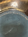 Raku Fired Pottery Vase Signed Ellis