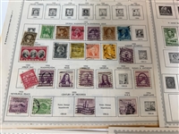 1994 Postage Stamps of China Book, (9) Worldwide British Commonwealth Pages of Stamps