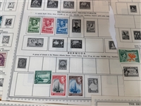 1994 Postage Stamps of China Book, (9) Worldwide British Commonwealth Pages of Stamps