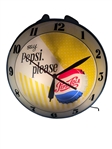 1961 Double Bubble Bottle Top Pepsi-Cola Clock