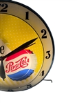 1961 Double Bubble Bottle Top Pepsi-Cola Clock