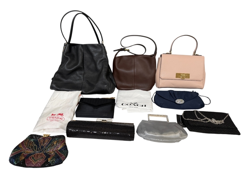 (9) Ladies Purses: Coach, Michael Kors, INC., Others