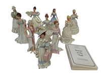 (10) Lenox Belle of the Ball Porcelain Figures With COAs