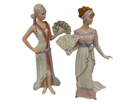 (10) Lenox Belle of the Ball Porcelain Figures With COA's