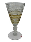 (4) Pieces of Glass Stemware; Hawkes, H.C. Fry Apertif