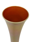 Imperial Glass Vase Free Hand Marigold/Amber