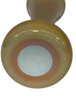 Imperial Glass Vase Free Hand Marigold/Amber