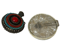 Group of Compacts and Dresser Items