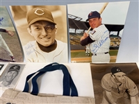 Group of Cleveland Indians Autographs and Memorabilia
