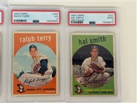 (6) PSA Graded 1959 Topps Baseball Cards