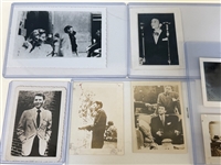 (9) Group of Frank Sinatra Black and White Photographs