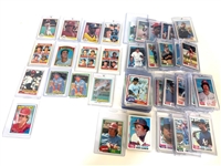 (111) Group of Mostly Star Baseball Cards 1981, 1982 Topps