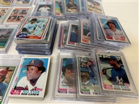 (111) Group of Mostly Star Baseball Cards 1981, 1982 Topps