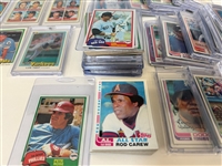 (111) Group of Mostly Star Baseball Cards 1981, 1982 Topps
