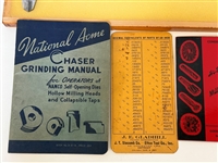 Machinists Group Fowler Dial Calipers in Wood Case