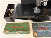 1934 Singer Featherweight Sewing Machine in Case