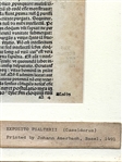 1491 Commentary on the Psalms by Roman Statesman and Scholar Cassidorus