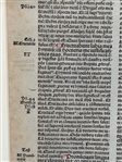 1491 Commentary on the Psalms by Roman Statesman and Scholar Cassidorus