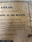 1835 Rare Astronomy Atlas Illustrate the Geography of the Heaven's Huntington and Savage. 