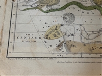 1835 Rare Astronomy Atlas Illustrate the Geography of the Heaven's Huntington and Savage. 