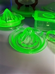 Group of Uranium Glass; Fenton, Jeannette