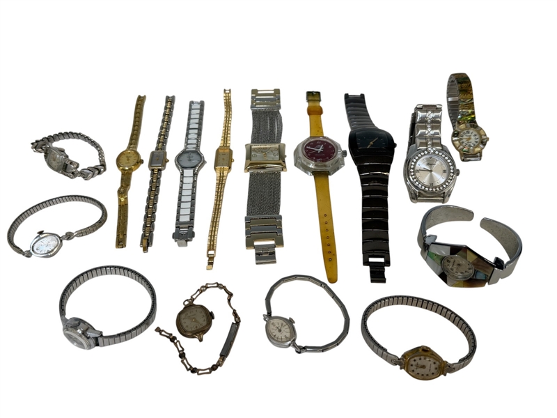 Large Group of Wrist Watches