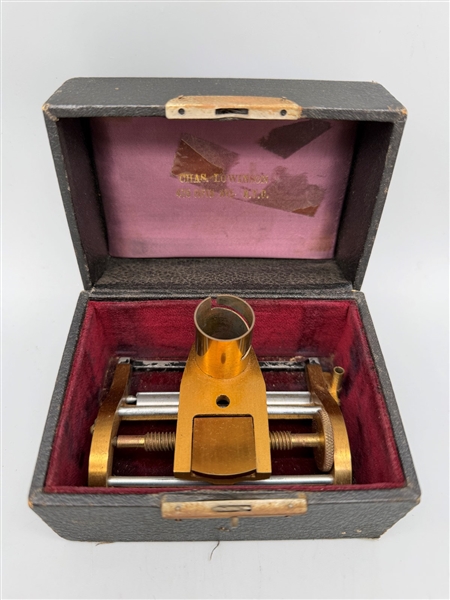 Charles Lowinson Vintage 19th Century Thread Pick Counter With Original Box