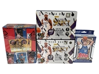 (4) Unopened NBA Basketball Card Boxes
