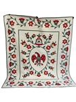 Hand Made Applique Quilt With Federal Eagle Design