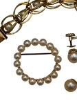14k Gold and Pearls Jewelry