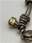 David Wysor Sterling Silver, 18k Gold Link Bracelet