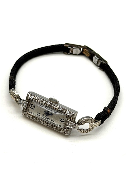 10% Iridium Platinum and Diamonds Ladies Watch