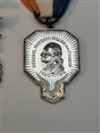 (2) Early Rare Medals; Frederick Wm. Steuben in Sterling, Cuyahoga Centennial 1910