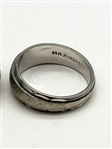 (2) 14k White Gold Wedding Bands