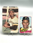 (2) Roberto Clemente Baseball Cards