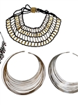 (9) Costume Choker Necklaces
