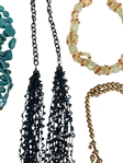(8) Chunky Costume Jewelry Statement Necklaces