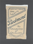 1909-1911 T206 Piedmont Cigarettes Bill Carrigan Graded