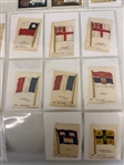 (17) 1956 Topps President Cards, (41) Flag & Battalion Silks