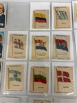 (17) 1956 Topps President Cards, (41) Flag & Battalion Silks